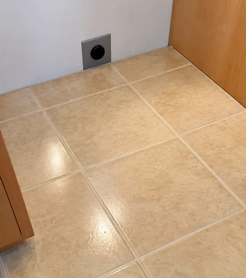 Plancher après le ménage