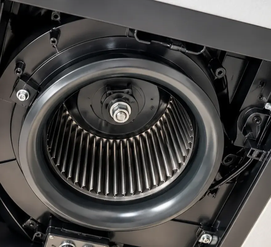Ventilateur après le ménage